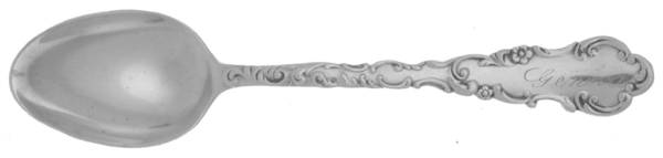 Geneva (Sterling, 1895) Monogram Demitasse Spoon