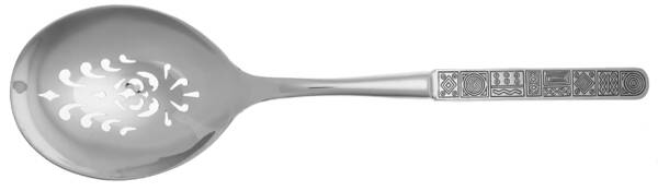 Aztec (Stainless) Casserole Spoon with Pierced Stainless Bowl HC