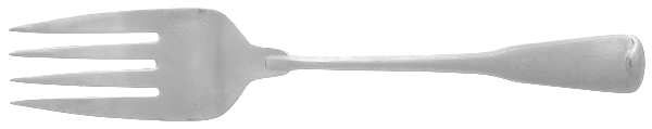 Brittany (Stainless) Medium Solid Cold Meat Serving Fork