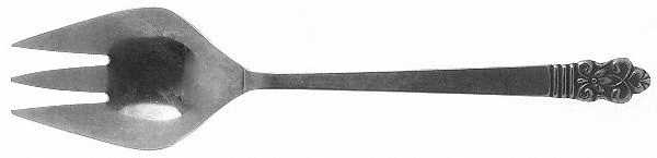 CBS1 (STNLS) Medium Solid Cold Meat Serving Fork