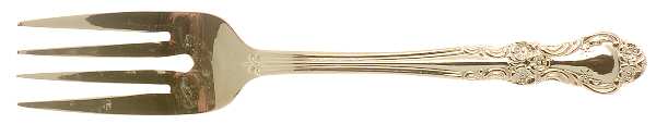 Gold Alyssa (Gold Electroplate) Individual Salad Fork