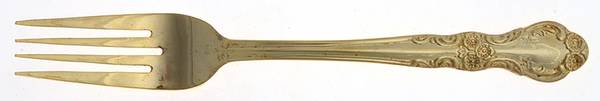 Gold Alyssa (Gold Electroplate) Fork