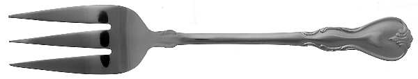 Jessica (Stainless) Medium Solid Cold Meat Serving Fork