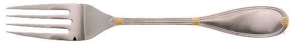 Antionette (Stainless, Gold Accent) Individual Salad Fork