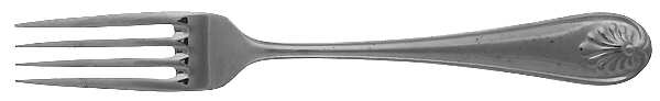 Coquille (Stainless) Fork by Christian Dior
