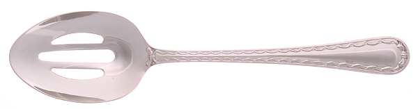 Dior Ribbon (Stainless, Glossy) Pierced Tablespoon (Serving Spoon) by Christian Dior