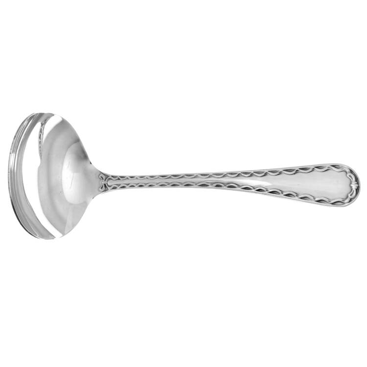 Dior Ribbon (Silverplate) Solid Gravy Ladle