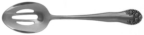 Dior Rose (Stainless) Pierced Tablespoon (Serving Spoon)