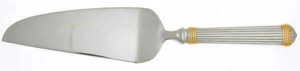 Gaudron (Stainless, Gold Accent) Pie and Cake Server with Stainless Blade HC