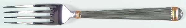Gaudron (Stainless, Gold Accent) Individual Salad Fork