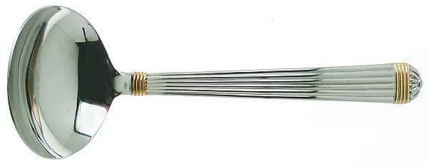 Gaudron (Stainless, Gold Accent) Solid Gravy Ladle