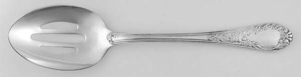 Montaigne (Silverplate) Pierced Tablespoon (Serving Spoon)
