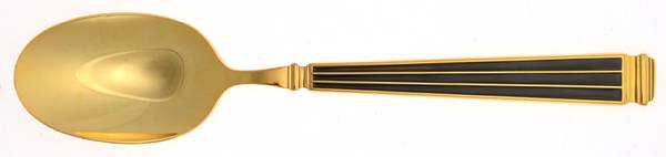 Regence-Onyx (Gold Electroplate) Place/Oval Soup Spoon