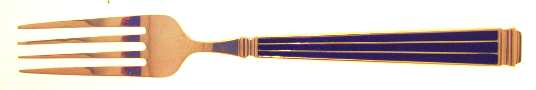 Regence-Onyx (Gold Electroplate) Fork