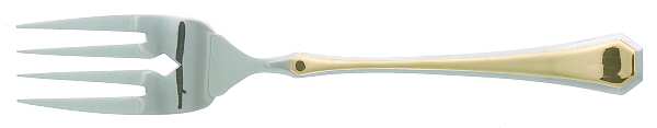 Tiffany (Stainless, Gold Accent) Individual Salad Fork