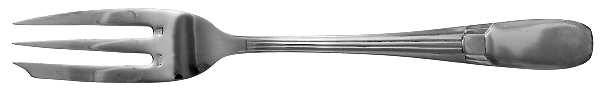 Raspail (Silverplate) Solid Salad Serving Fork