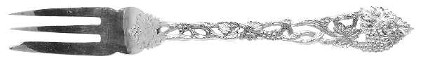 Chased & Pierced Vine (Sterling) Pastry Fork