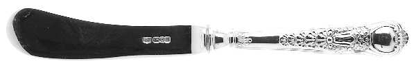 Coburg (Sterling) Hollow Handle Paddle Butter Spreader (Solid)