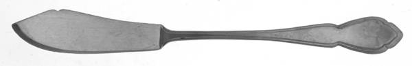 Livingston (Stainlss) Flat Handle Master Butter Knife by The Cellar(Flatware)