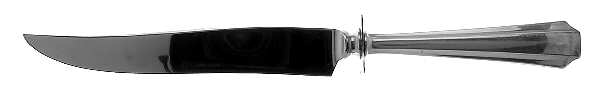 America (Sterling, 1931, No Monograms) Small Steak Carving Knife with Stainless Blade