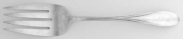 Concord-Yankee Clipper (Sterling, 1930) Large Solid Cold Meat Serving Fork