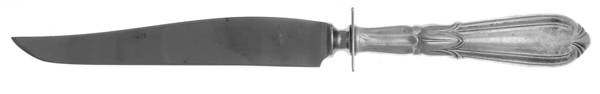 Crusader (Sterling, 1937-1938, No Monograms) Small Carving Knife W/Sterling Guard