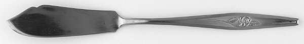 Spritely Rose (Stainless) Flat Handle Master Butter Knife