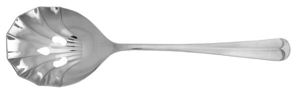 COG1 (Stainless) Pierced Solid Serving Spoon