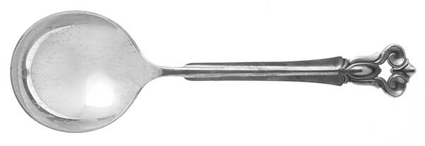 Monica (Sterling) Round Bowl Soup Spoon (Cream Soup)