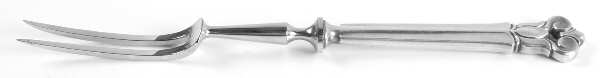 Monica (Sterling) Large Stainless-Prong Roast Carving Fork