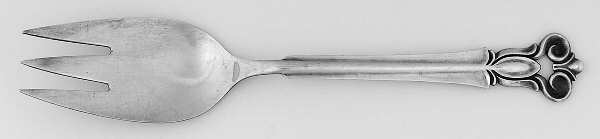 Monica (Sterling) Small Solid Serving Fork