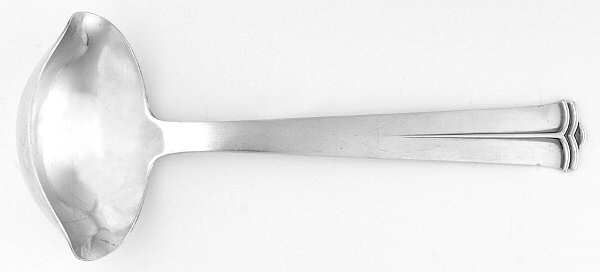 Sparta (Sterling) 2 Spout Gravy Ladle-Solid Piece