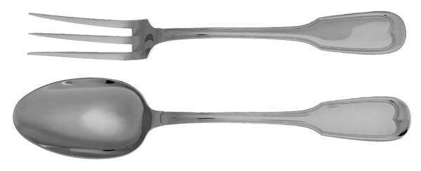 Bourbon (Stainless) Solid Serving Set