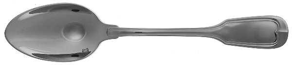 Bourbon (Stainless) Place/Oval Soup Spoon by Jean Couzon
