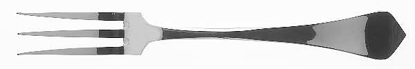 Cardinal (Stainless, Glossy) Solid Serving Fork