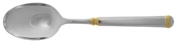Eden Gold (Stainless, Gold Accent) Solid Serving Spoon
