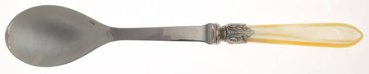 Galaxy-Pearl (Stainless) Salad Servng Spoon with Stainless Bowl