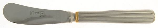 Isis Gold (Stainless, Gold Accent) Butter Spreader Hollow Hdl-Paddle/Stainless Blade
