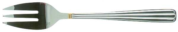 Isis Gold (Stainless, Gold Accent) Individual Solid Fish Fork