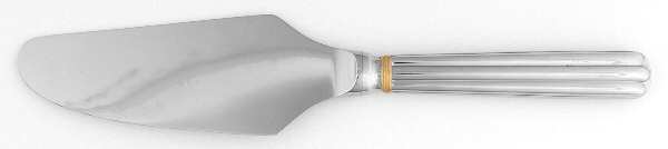 Isis Gold (Stainless, Gold Accent) Pie and Cake Server, Solid Piece
