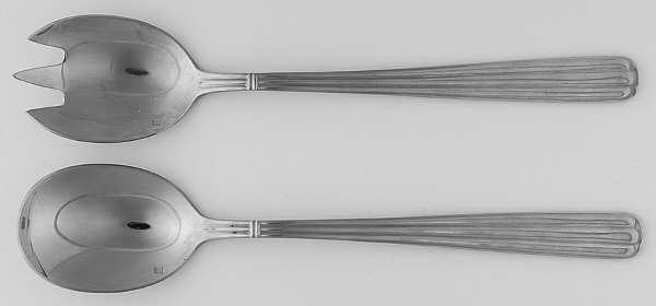 Isis (Stainless) (2 Pc) Solid Salad Set