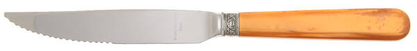 Nina-Amber (Stainless) Steak Knife Individual Hollow, Serrate HC