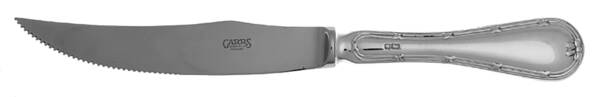 English Reed & Ribbon (Sterling) Individual Steak Knife Hollow Handle Serrate Blade
