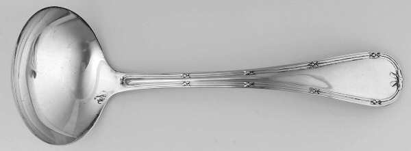 English Reed & Ribbon (Sterling) Solid Gravy Ladle