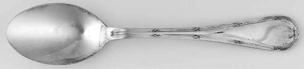 English Reed & Ribbon (Sterling) Tablespoon (Serving Spoon) by R. Carrs (England)