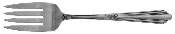 CSI1 (SILVERPLT) Medium Solid Cold Meat Serving Fork