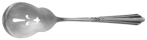 CSI1 (SILVERPLT) Pierced Tablespoon (Serving Spoon)