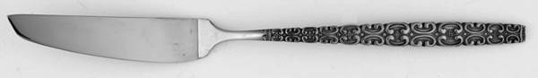 Royal Scroll (Stainless) Flat Handle Master Butter Knife