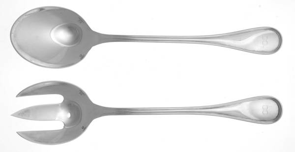 Albi (Silverplate) (2 Pc) Solid Salad Set