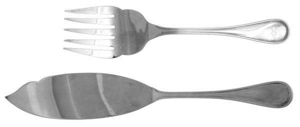 Albi (Silverplate) 2 Piece Large Solid Fish Serving Set